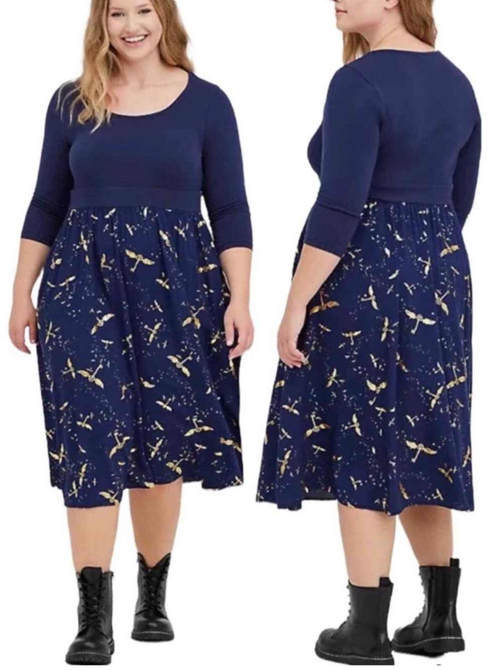 Torrid Harry Potter Dress - Flying
Keys Skater Dress Blue 1X
